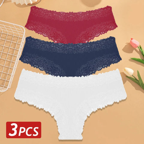 3PCS/Set Women Sexy Brazilian Panties