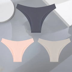 3Pcs Ultra-thin Seamless Women's Panties Sexy