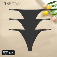 3PCS Women Seamless Sexy Thongs
