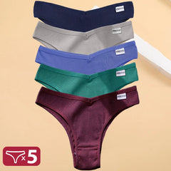 5PCS/Set Cotton Lingerie Panties Sexy