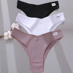 3/5Pcs Cotton Brazilian Panties Women's