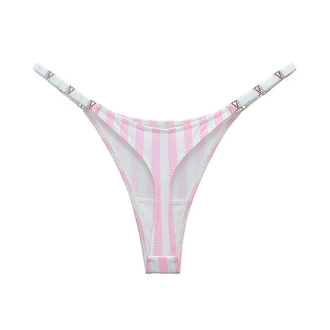 Seamless Sexy Thong Women Panties Zebra Flower