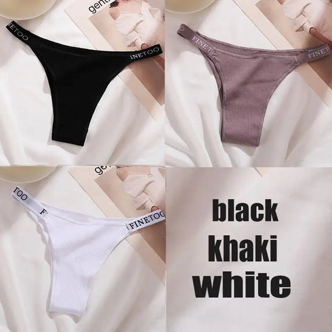 3PCS/Set Cotton Panties Briefs Women