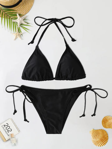 2Pc/Set 2026 Fashion Sexy Swimsuit Women Bikinis