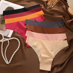 3Pcs Ultra-thin Seamless Women's Panties Sexy