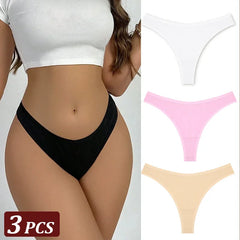3Pcs/Set Seamless Thong Flexibility