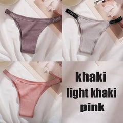3PCS/Set Cotton Panties Briefs Women