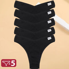 5PCS/Set Cotton Lingerie Panties Sexy