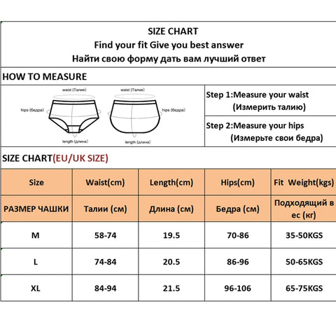 5Pcs/Set Women Cotton Brazilian Panties V