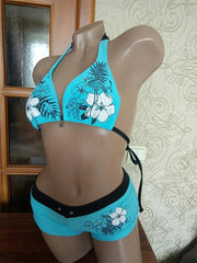 Vintage Flower print Cutie set Bikini