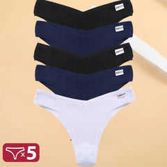 5PCS/Set Cotton Lingerie Panties Sexy