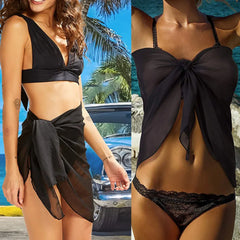 Women Short Sarongs Swimsuit Coverups Beach Bikini