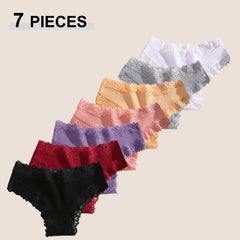 7PCS/Set Women Sexy Lace Panties