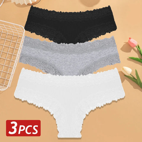 3PCS/Set Women Sexy Brazilian Panties