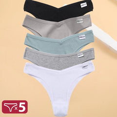 5PCS/Set Cotton Lingerie Panties Sexy