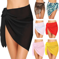 Women Short Sarongs Swimsuit Coverups Beach Bikini
